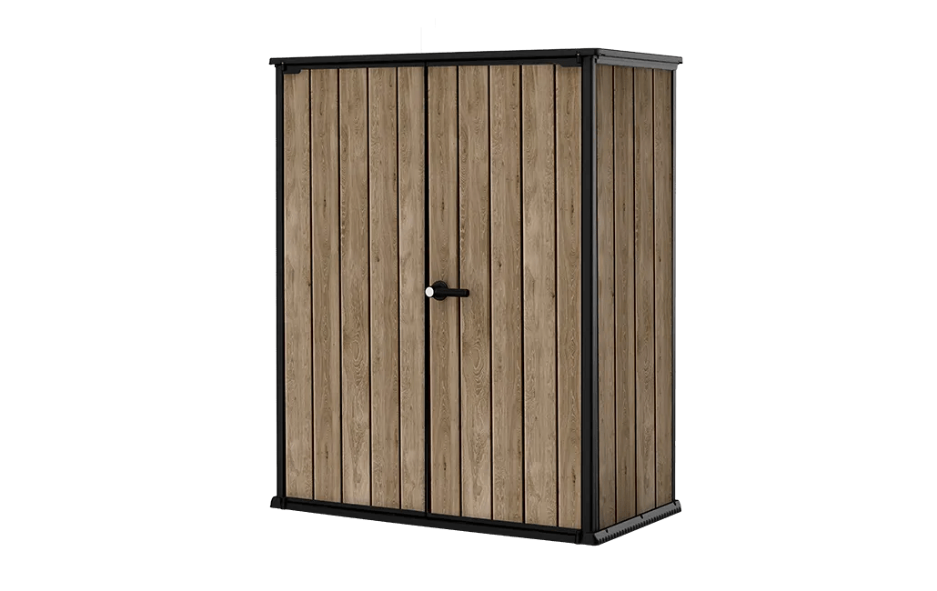 Signature High Store Storage Cabinet - Ashwood Brown