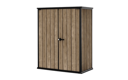 Signature High Store Storage Cabinet - Ashwood Brown