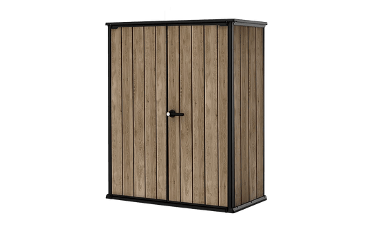 Signature High Store Storage Cabinet - Ashwood Brown