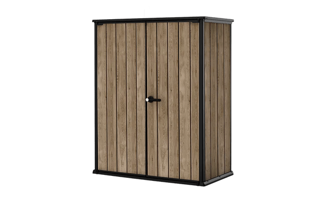 Signature High Store Storage Cabinet - Ashwood Brown