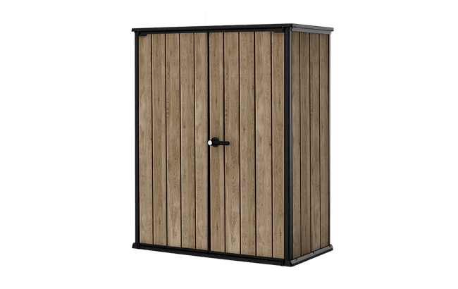 Signature High Store Storage Cabinet - Ashwood Brown