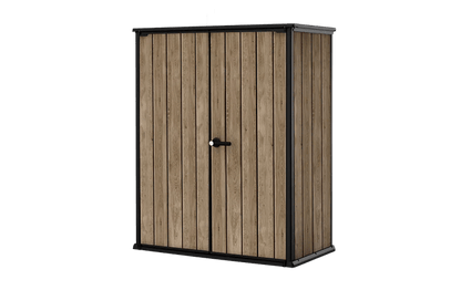 Signature High Store Storage Cabinet - Ashwood Brown