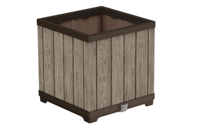 Signature Square Planter - Ashwood Brown