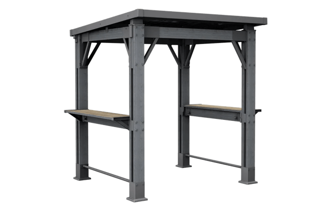 Signature Grill Gazebo - Ashwood Brown