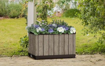 Signature Rectangular Planter - Ashwood Brown