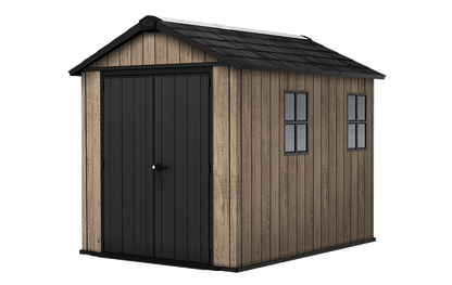 Signature Apex Shed 7.5x9ft - Ashwood Brown
