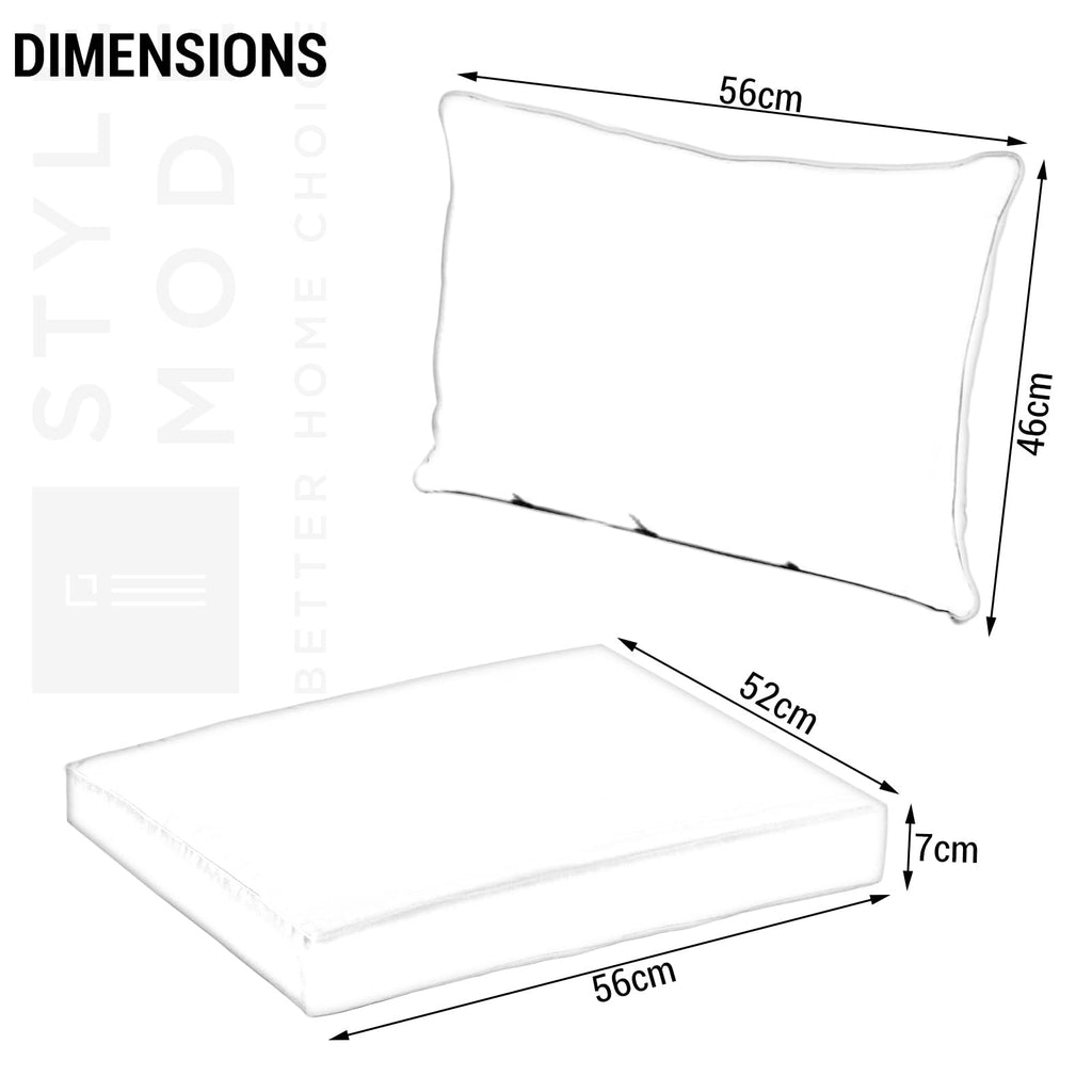 1,2 or 3 Seater Replacement Seat Cushion Pads for Keter Allibert California Rattan Outdoor Furniture | Water Resistant Rattan Patio Set Sofa Cushions Pads (3 Seater, Grey)