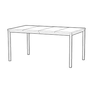 Signature Porto 160cm Table + Elisa Dining Chair, Set of 6 - Ashwood Brown