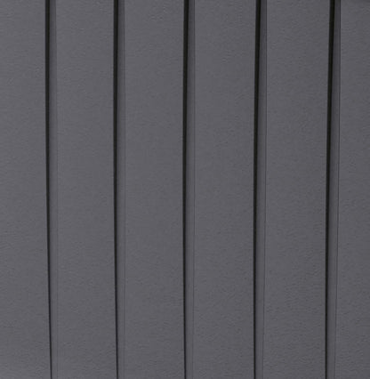 Keter Marvel+ 270L Outdoor 65% recycled Garden Furniture Storage Box Graphite Wood Panel Effect | Fade Free | All Weather Resistant | Safe and Secure | Zero Maintenance | 2 year Warranty