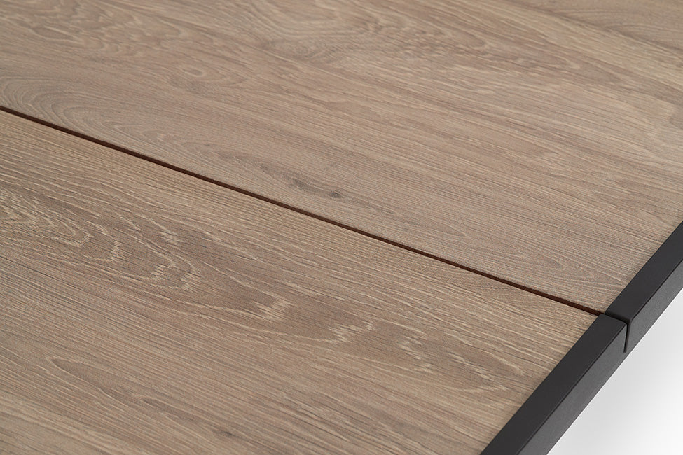 Signature Porto 160cm Table + Elisa Dining Chair, Set of 6 - Ashwood Brown