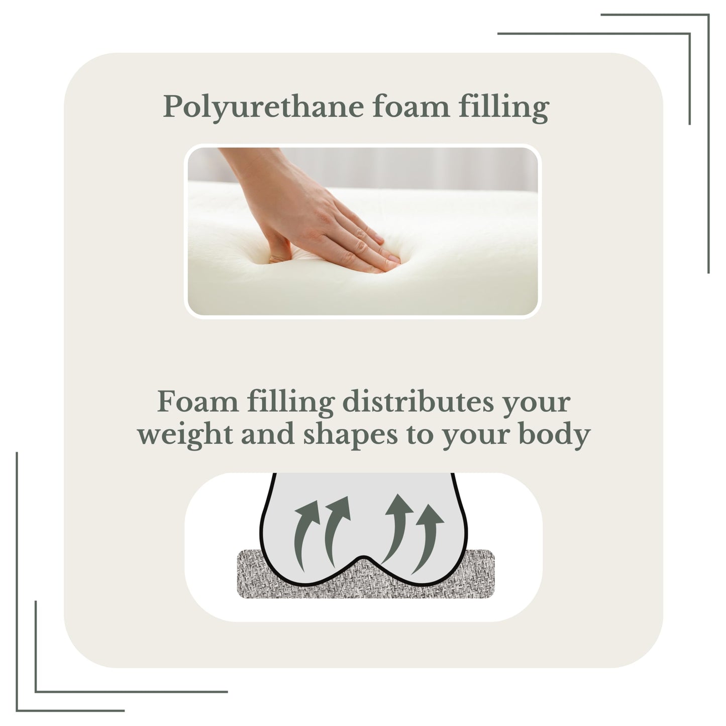 SOFTILLO Waterproof Outdoor Seat Cushions Pad for Keter Allibert Monaco - Comfy Set Cushion Pads For Patio Rattan Furniture - Removable Cover - Water Resistant Material, Foam - 8 Piece - Graphite