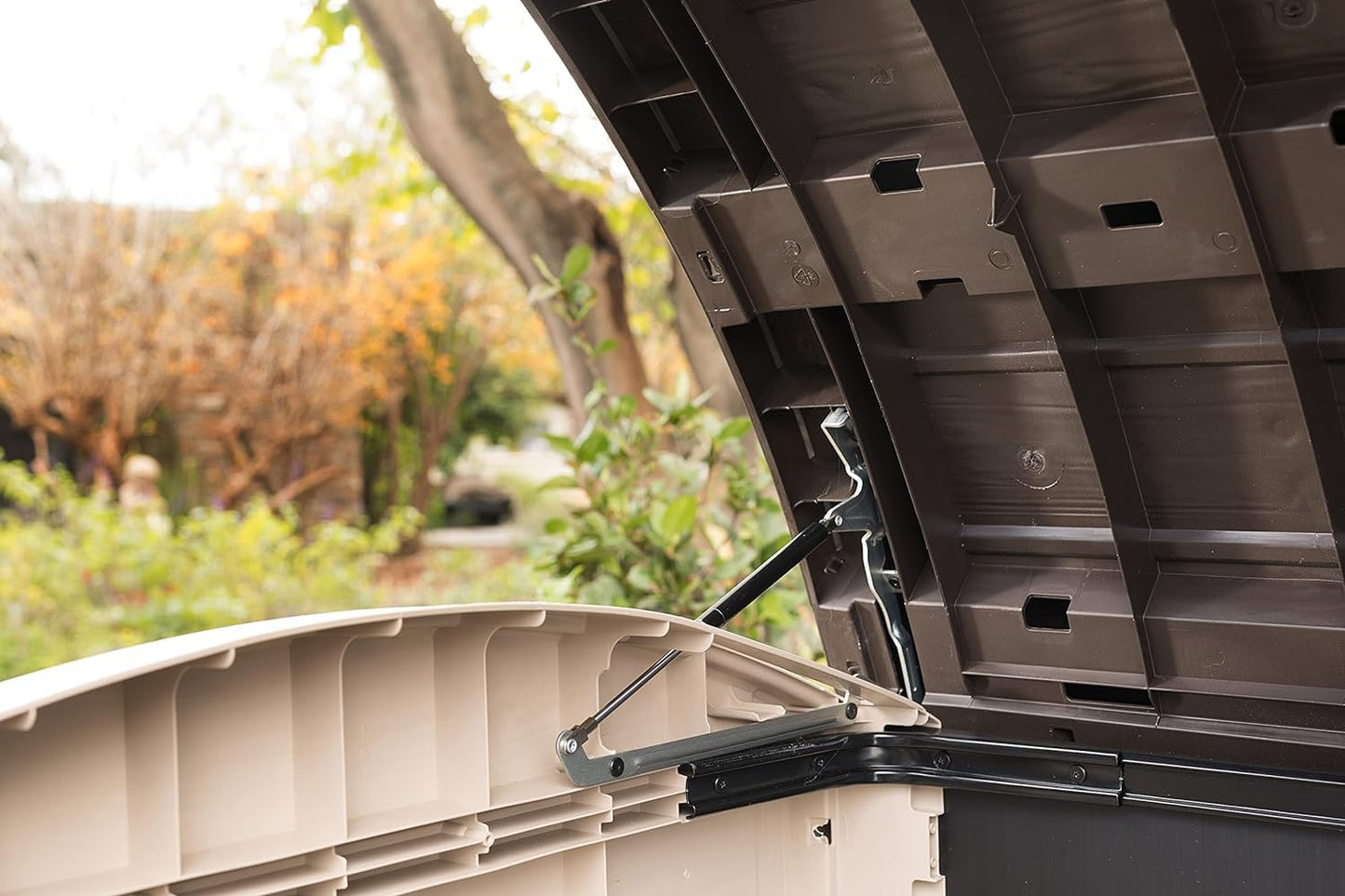 Keter Store It Out Ultra Outdoor Garden Storage Shed, 177 x 113 x 134 cm - Beige and Brown