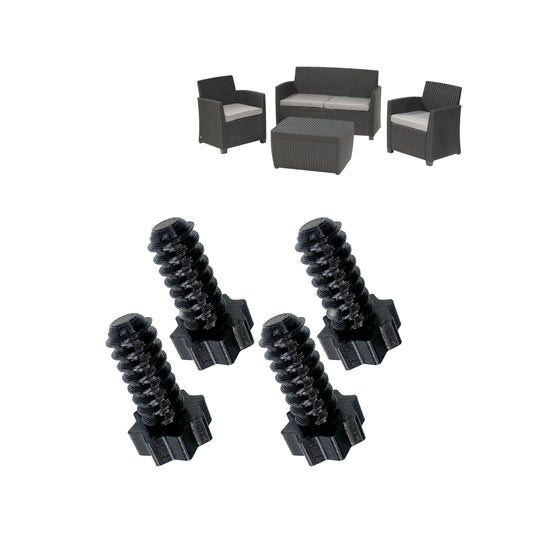 4x Replacement Bolts For Keter Allibert Mia Spare Parts Garden Furniture Plastic Sofa Chair