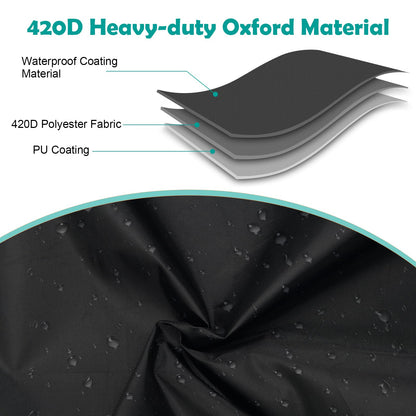 Outdoor Prep Table Cover for Keter Unity Small, Windspeed 420D Patio Table Cover for Keter Unity S, Waterproof (84x61x81cm)