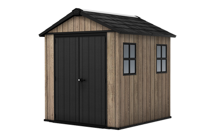 Signature Apex Shed 7.5x7ft - Ashwood Brown