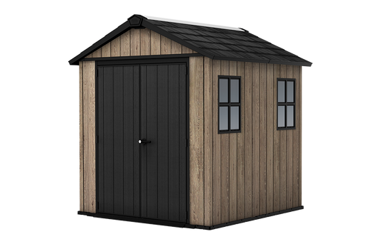 Signature Apex Shed 7.5x7ft - Ashwood Brown