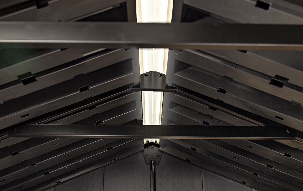 Signature Apex Shed 7x7.5ft - Ashwood Brown