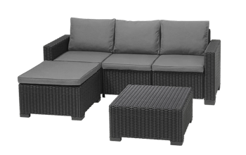 California Armchair x2 - Grey
