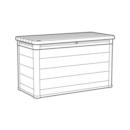 Cortina 757L Storage Box - Grey