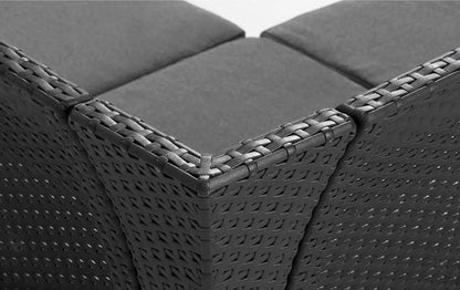 Emma 5 Seater Corner Set - Grey