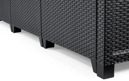 Emma 5 Seater Corner Set - Grey