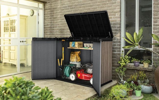 Store It Out Darwin 1150L Storage Box - Ashwood Brown