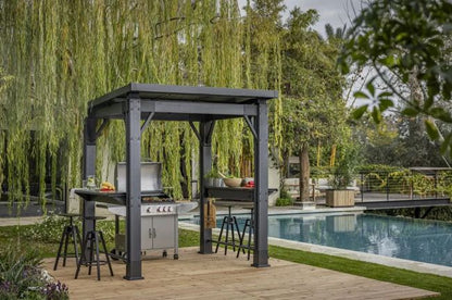 Signature Grill Gazebo - Ashwood Brown