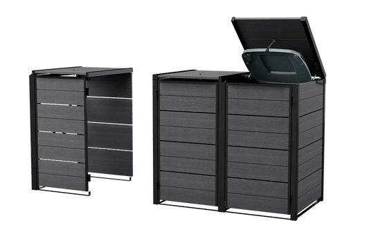 240L Bin Hideaway Extension - Grey