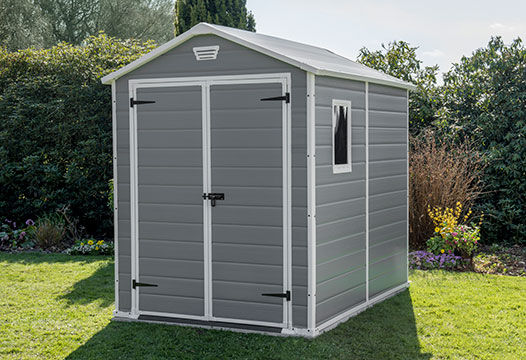 Manor Shed 6x8ft - Grey