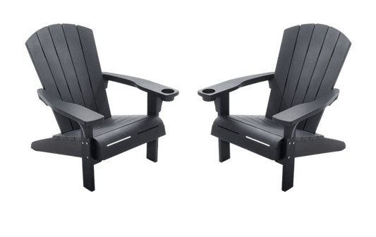 Alpine Adirondack Chair Set - Grey