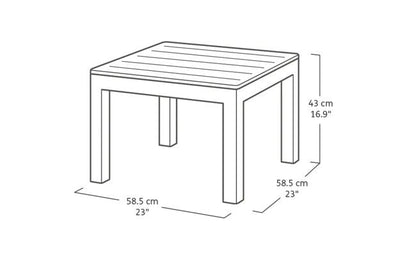Emma 5 Seater Corner Set - Grey