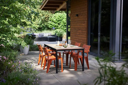 Signature Porto 6 Seater Dining Table - Ashwood Brown