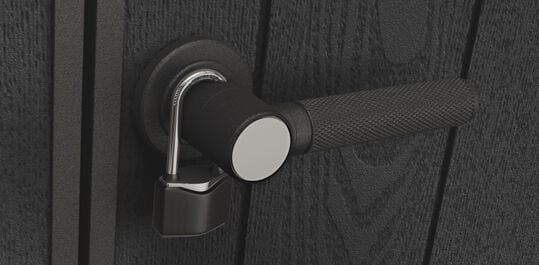 Signature Apex Shed 7.5x9ft - Ashwood Brown