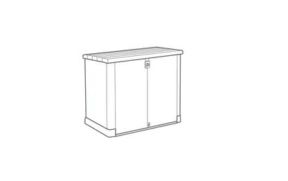 Store It Out Pro 1200L Storage Box - Grey
