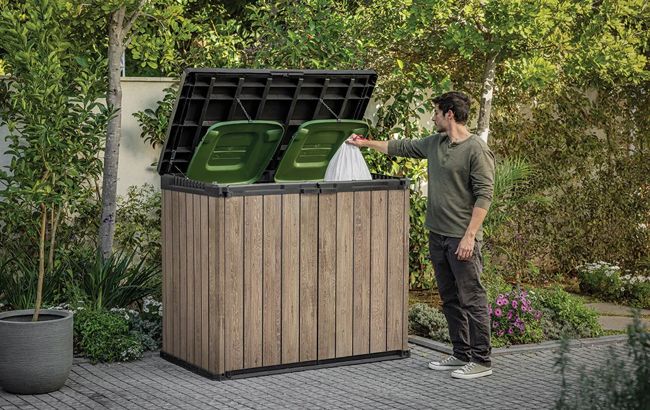 Store It Out Darwin 1150L Storage Box - Ashwood Brown