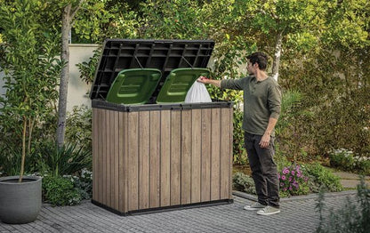 Store It Out Darwin 1150L Storage Box - Ashwood Brown