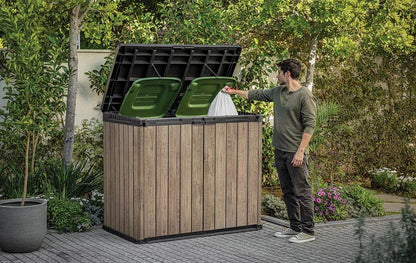 Store It Out Darwin 1150L Storage Box - Ashwood Brown