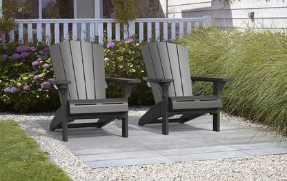 Alpine Adirondack Chair Set - Grey