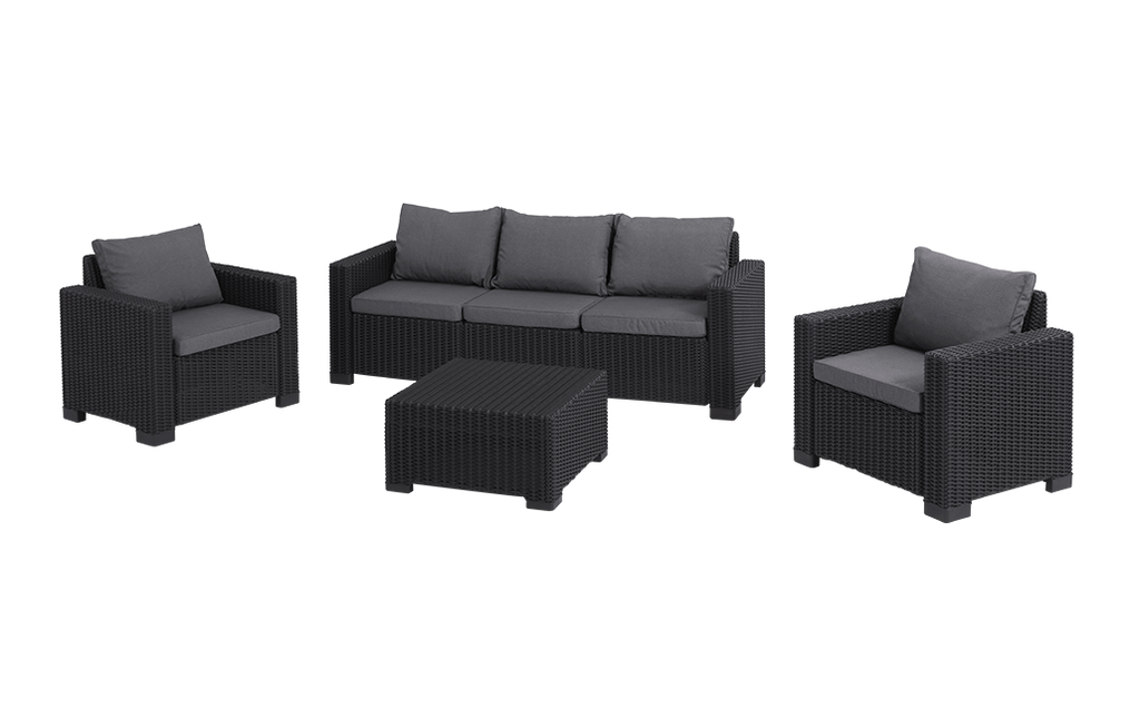 California 5 seater Lounge set - Grey