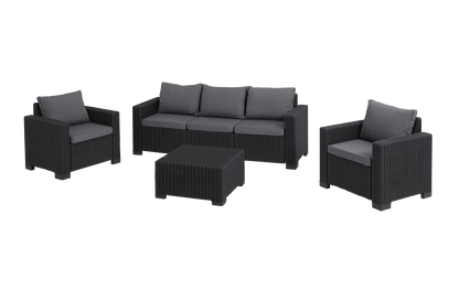 California 5 seater Lounge set - Grey