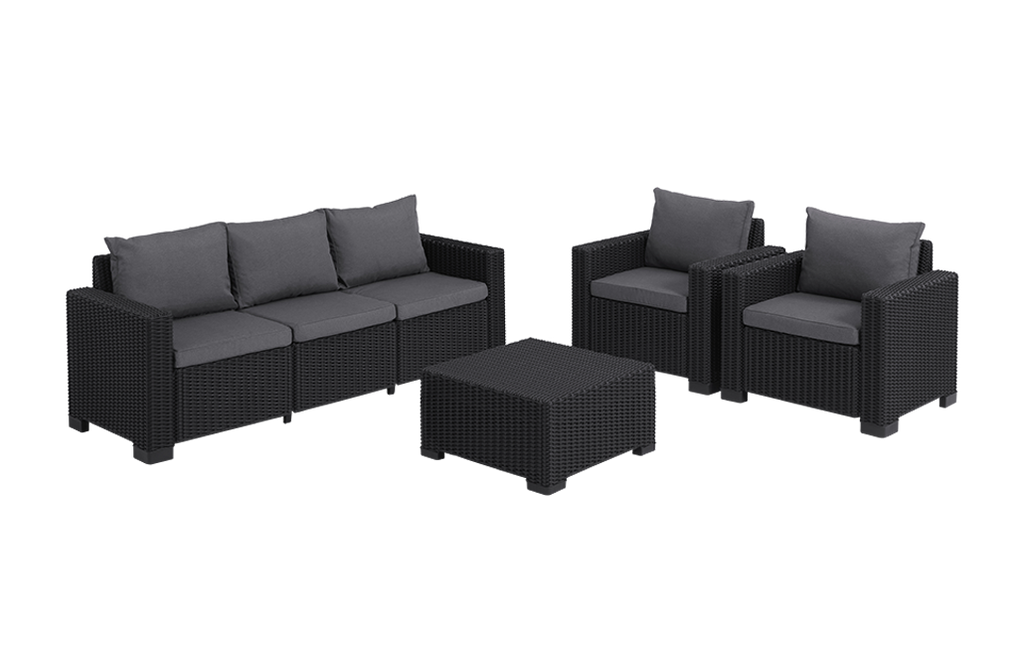 California 5 seater Lounge set - Grey
