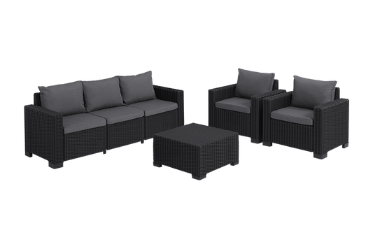California 5 seater Lounge set - Grey