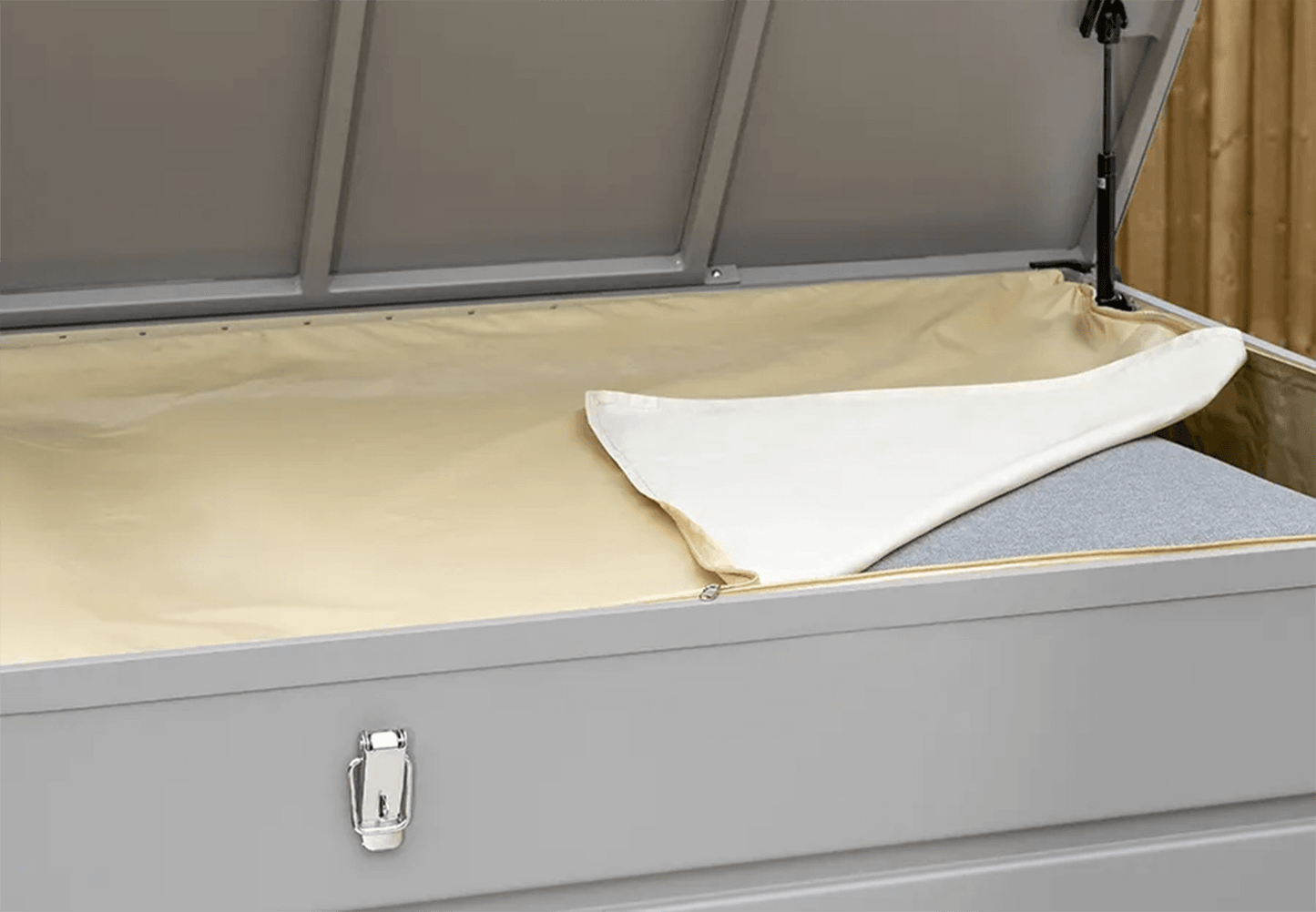 Kettler Medium Aluminium Storage Box - Pebble