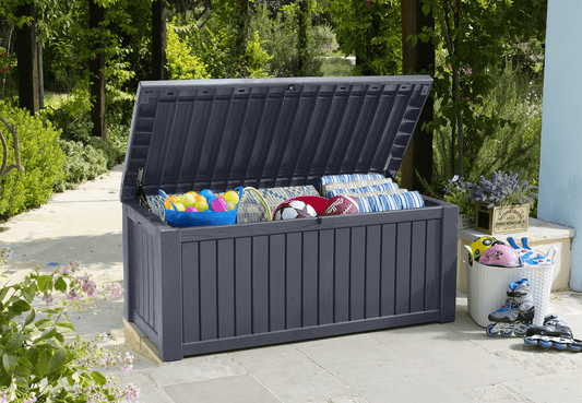 Keter Rockwood Storage Box - Anthracite